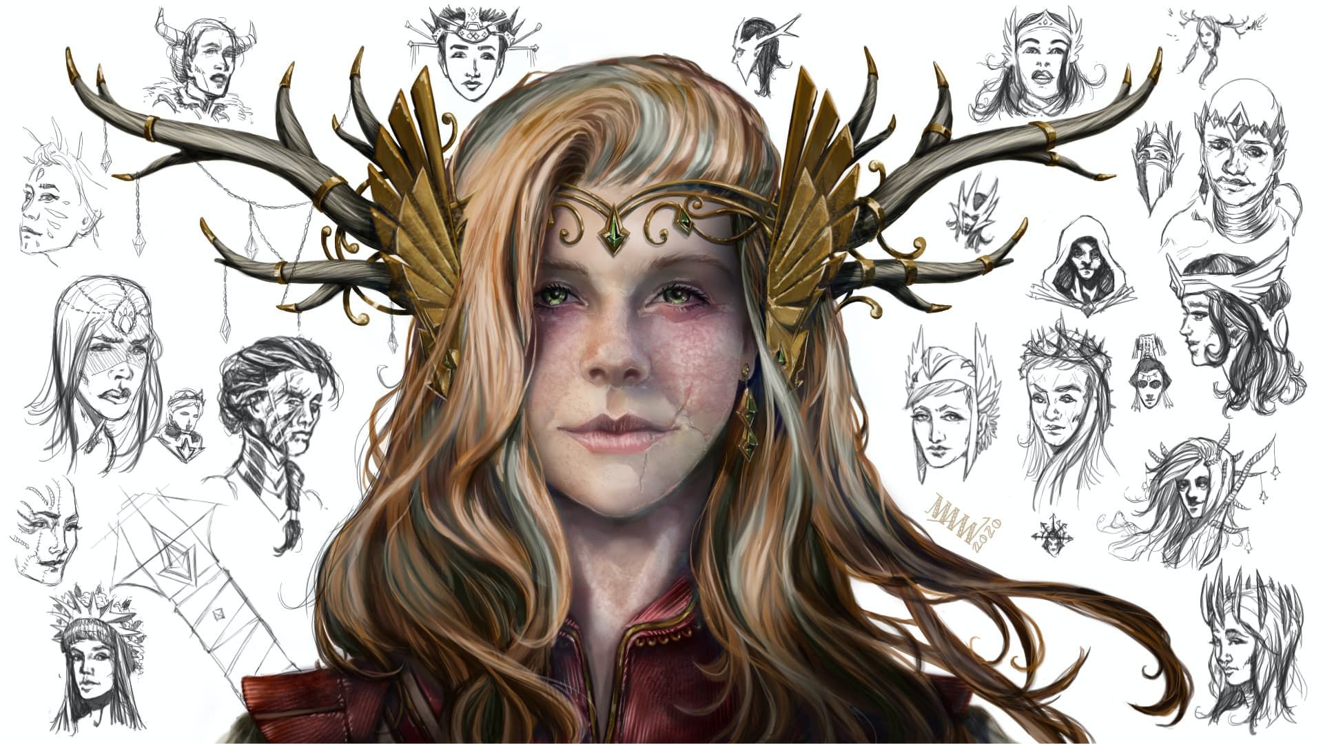 Lawrence Mann Sketchable Artisan Heroine